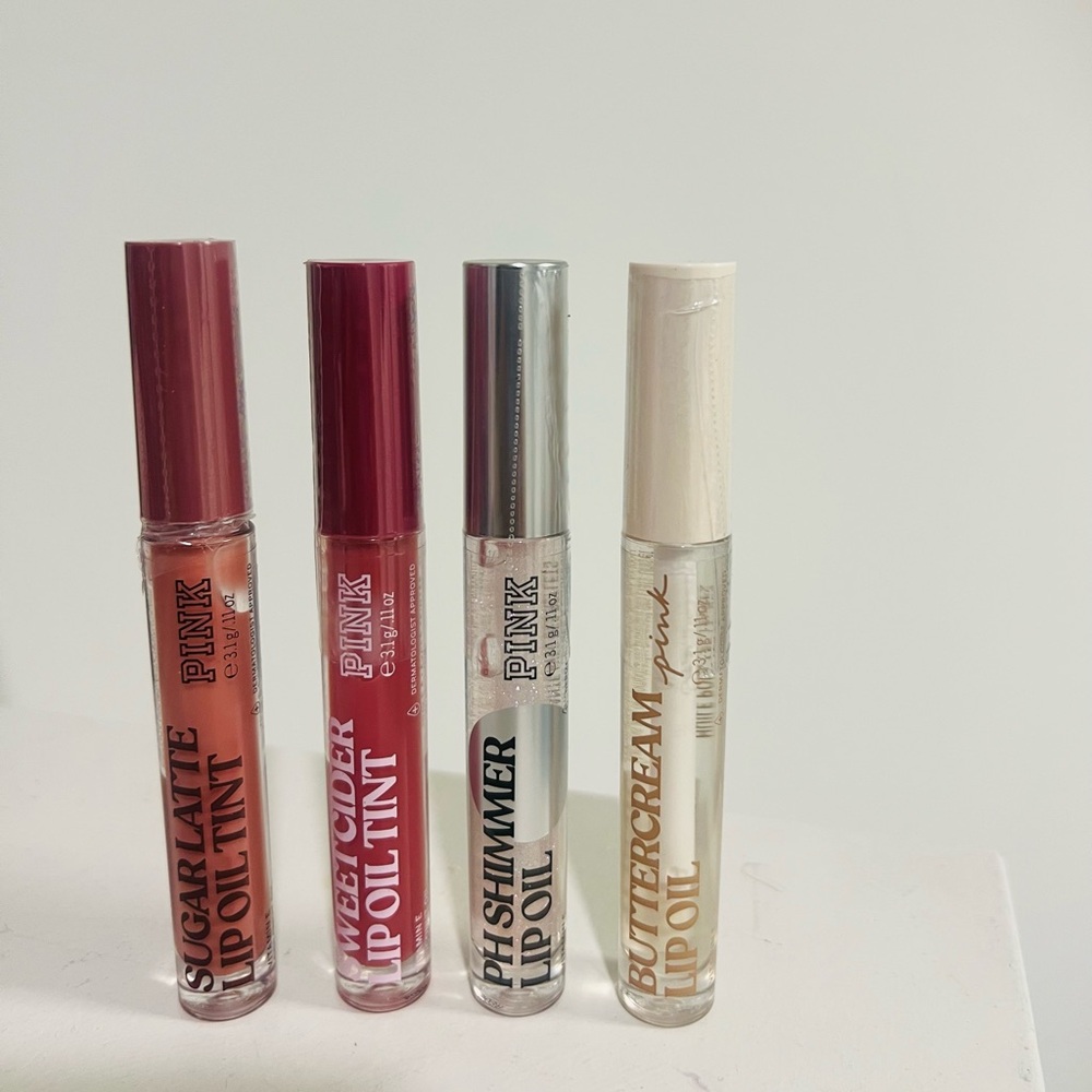 💖VS Pink - lip oil & Lip oil tints - Set of 4🤍